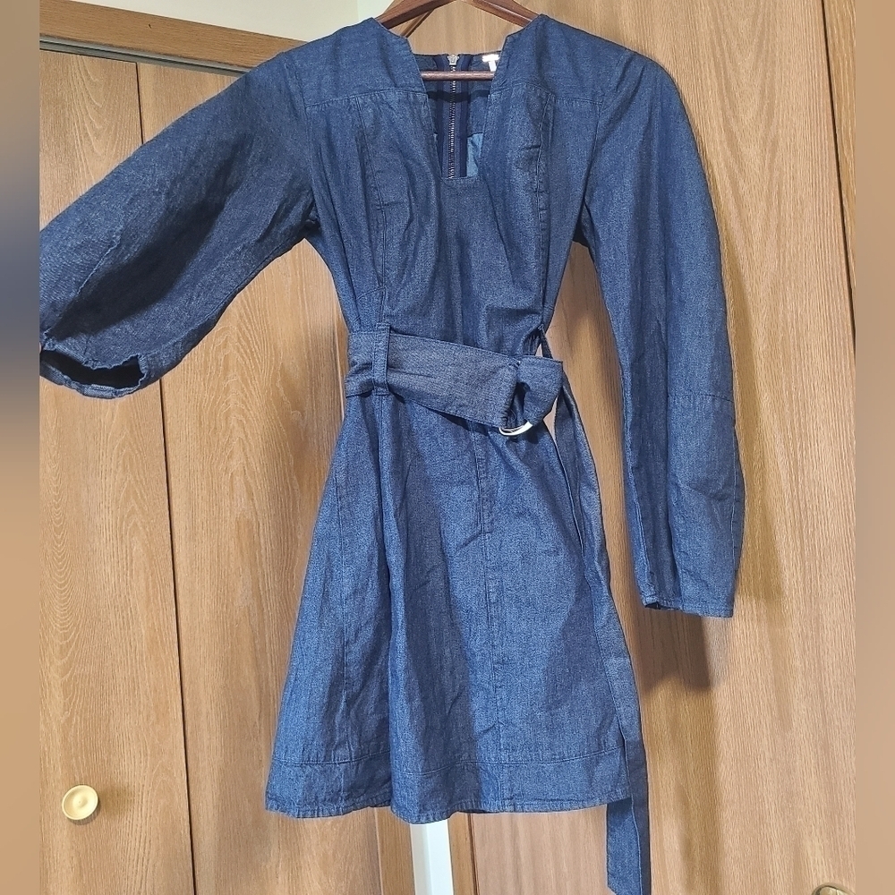 Free People Karmen Chambary Denim Dress - Picture 3 of 10